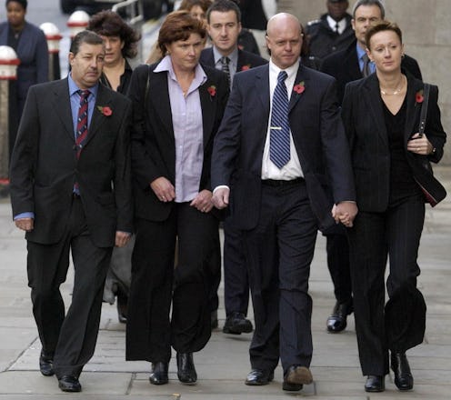 The parents of murdered Soham schoolchildren Holly Wells and Jessica Chapman, from left, Leslie and ...