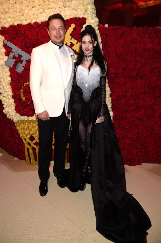 Elon Musk and Grimes at the 2018 Met Gala.