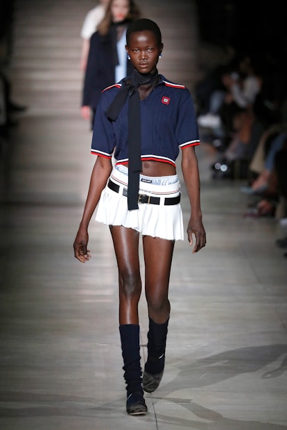 Fall 2022 Fashion Week Trends Mini Skirts Miu Miu