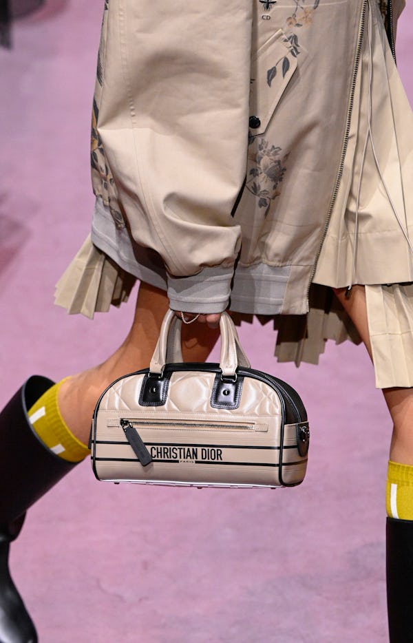 handbag trend on dior runway