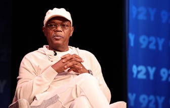 NEW YORK, NEW YORK - MARCH 10: Samuel L. Jackson speaks onstage during Samuel L. Jackson In Conversa...