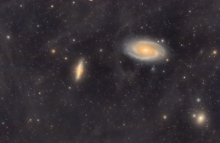 Bode's Galaxy (also known as NGC 3031 or Messier 81) is a grand design spiral galaxy about 12 millio...