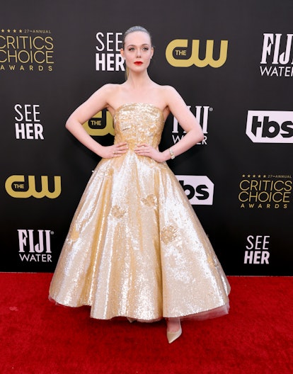 LOS ANGELES, CALIFORNIA - MARCH 13: Elle Fanning attends the 27th Annual Critics Choice Awards at Fa...