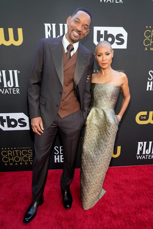 LOS ANGELES, CALIFORNIA - MARCH 13: (L-R) Will Smith and Jada Pinkett Smith attend the 27th Annual C...