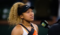 Naomi Osaka delivered a tearful response to the crowd at Indian Wells after being heckled. 