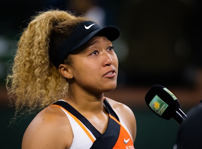 Naomi Osaka delivered a tearful response to the crowd at Indian Wells after being heckled. 