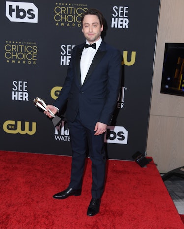Kieran Culkin Poses at the 27th Annual Critics Choice Awards 