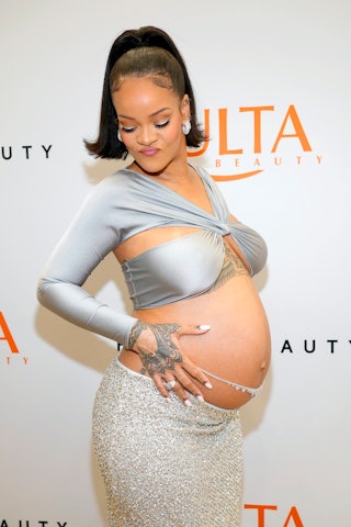 LOS ANGELES, CALIFORNIA - MARCH 12: Rihanna celebrates the launch of Fenty Beauty at ULTA Beauty on ...