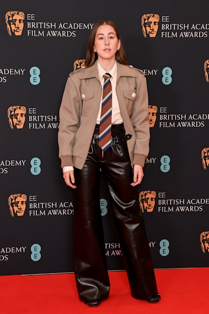 LONDON, ENGLAND - MARCH 12:  Alana Haim attends the EE British Academy Film Awards 2022 Nominees' Re...