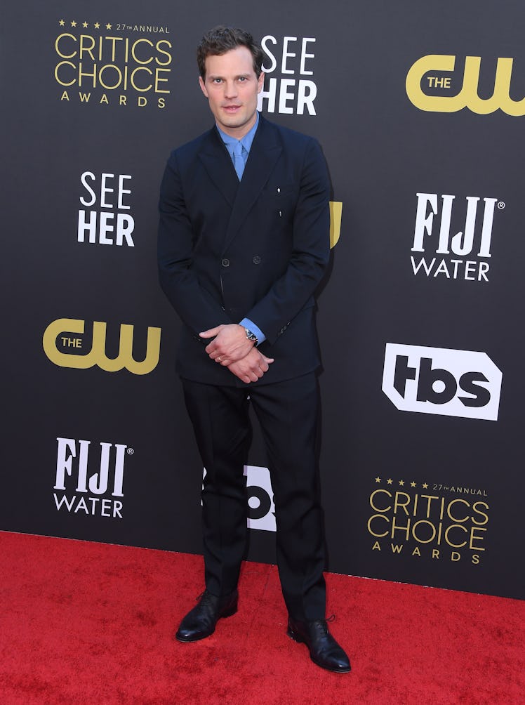 Jamie Dornan arrives at the 27th Annual Critics Choice Awards 