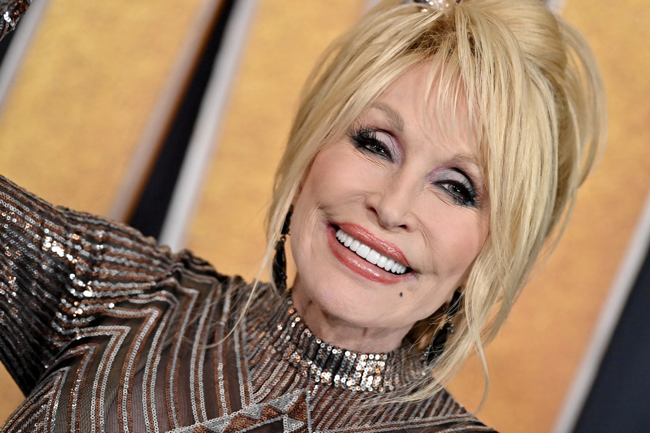 LAS VEGAS, NEVADA - MARCH 07: Dolly Parton attends the 57th Academy of Country Music Awards on March...