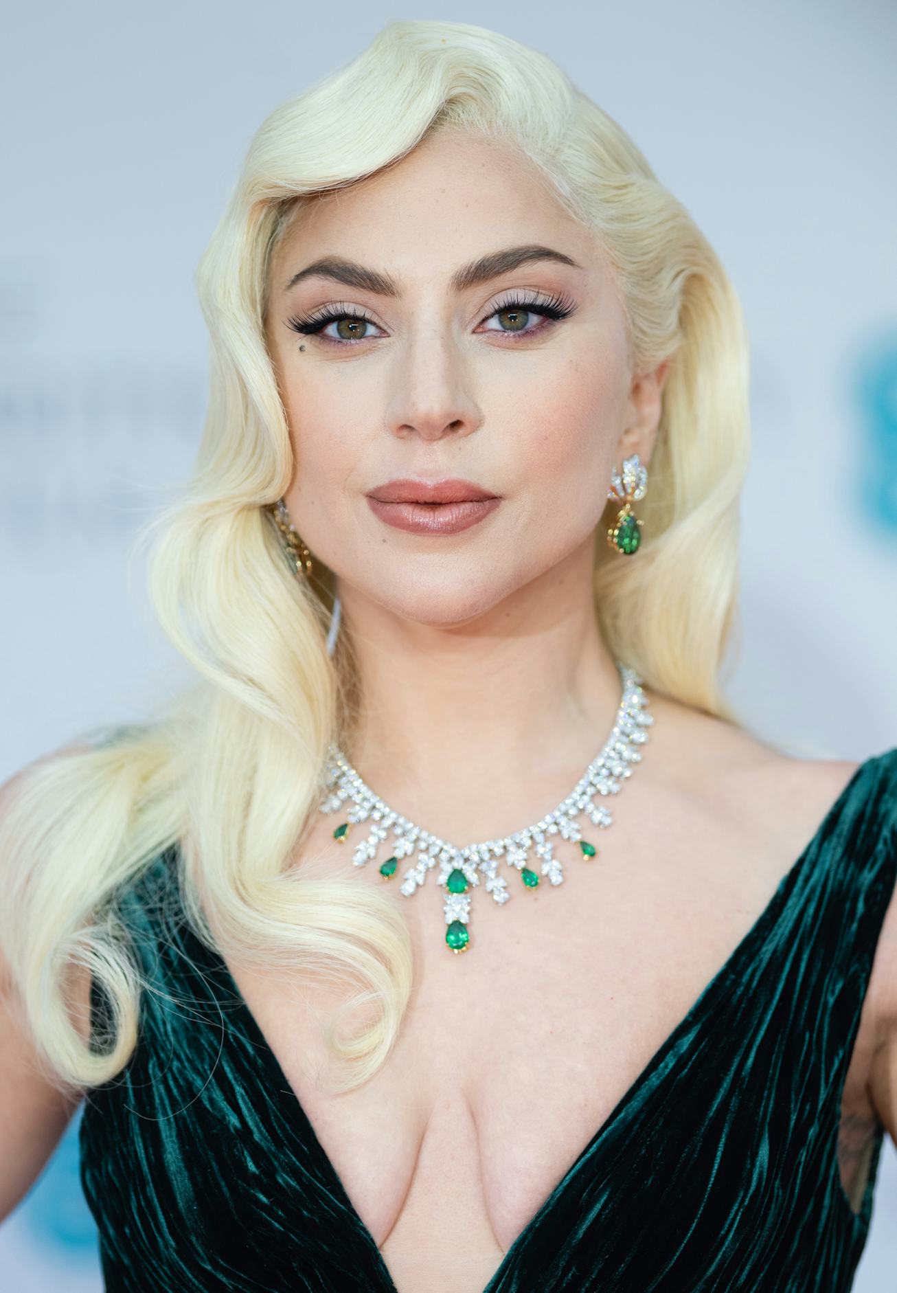 LONDON, ENGLAND - MARCH 13: Lady Gaga attends the EE British Academy Film Awards 2022 at Royal Alber...