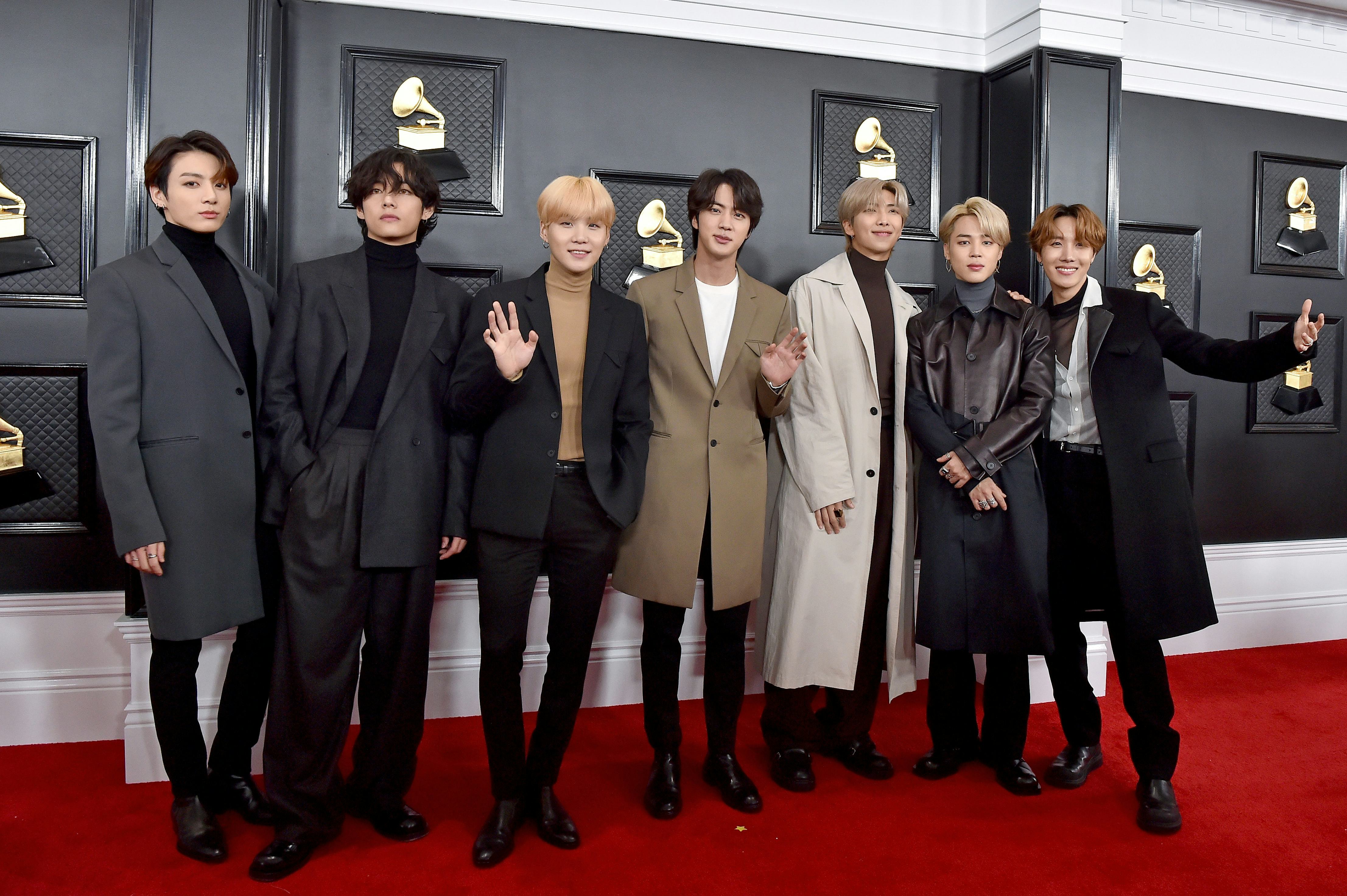 BTS will perform at the 2022 Grammys on April 3.