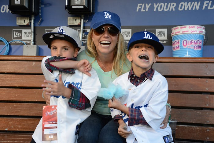 Britney Spears remembers breastfeeding her sons.