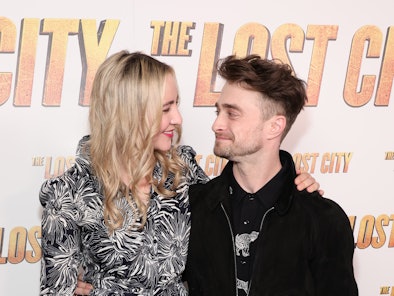 Daniel Radcliffe and Erin Darke's red carpet photos are adorable.