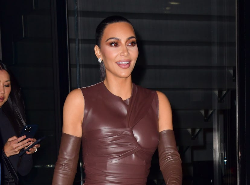 NEW YORK, NEW YORK - NOVEMBER 01: Kim Kardashian West leaves the WSJ. Magazine 2021 Innovator Awards...