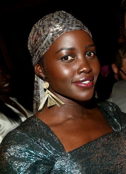 Lupita Nyong'o poses at the opening night of the new play "Nollywood Dreams" at The Robert W. Wilson...