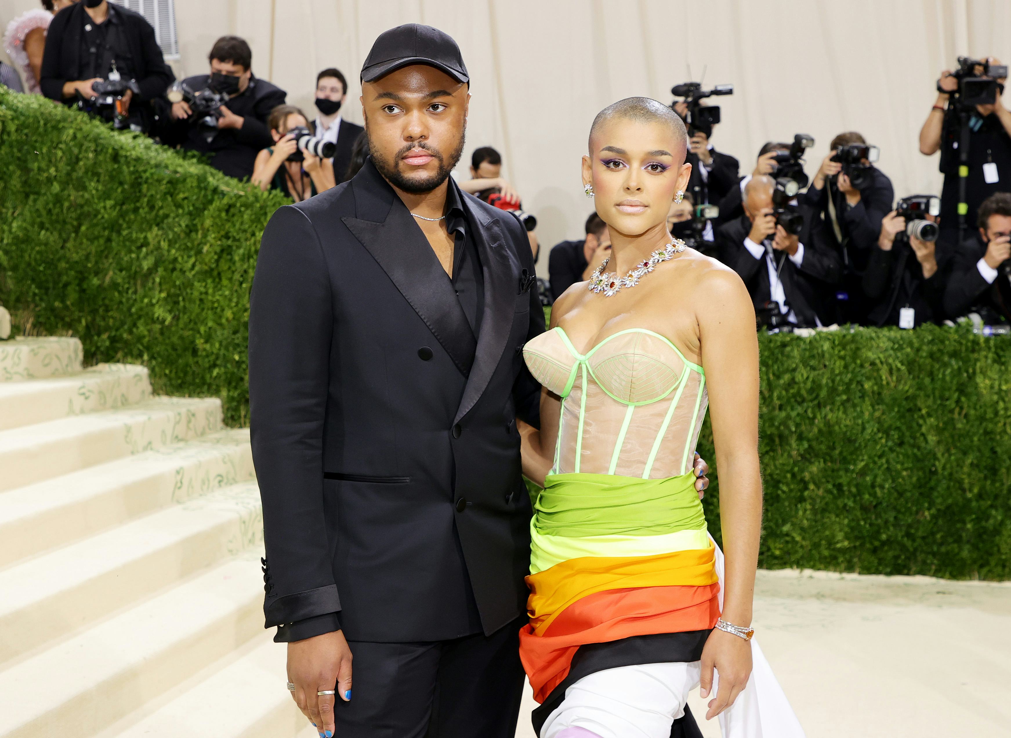 2021 Met Gala Christopher John Rogers and Jordan Alexander