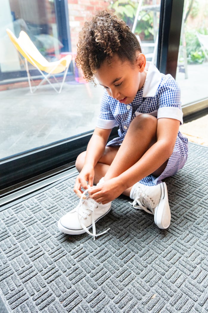 When do kids learn to tie shoes? Don't worry if they aren't there yet