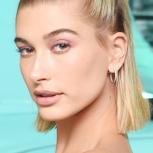 NEW YORK, NY - MAY 03: Hailey Baldwin attends the Tiffany & Co. Paper Flowers event and Believe In …