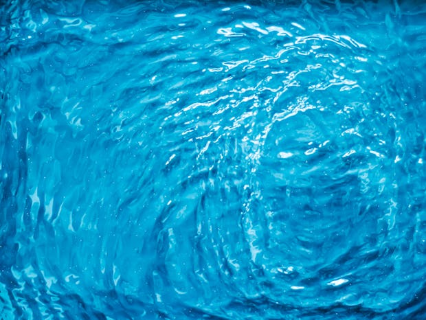 Blue water texture as abstract background, swimming pool and waves designs