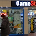 A couple walks past the entrance to the Game Stop store inside a shopping mall in Edmonton.
On Thurs...
