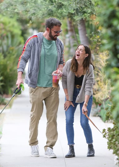 LOS ANGELES, CA - JULY 01: Ben Affleck and Ana de Armas are seen on July 01, 2020 in Los Angeles, Ca...