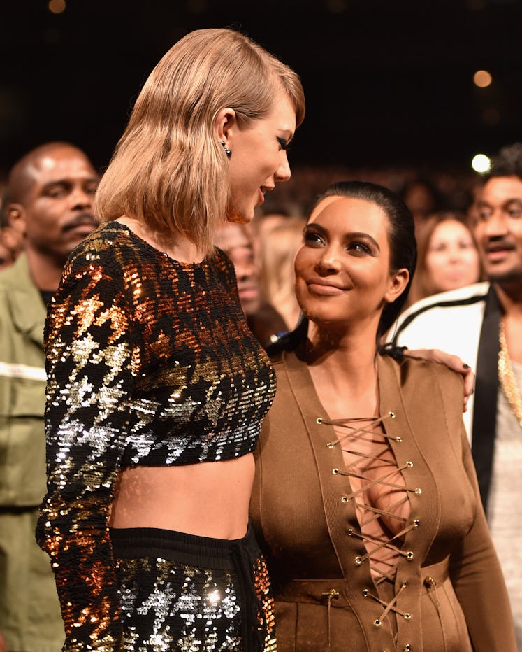 Kim Kardashian recently praised Taylor Swift's songs, which follows an infamous feud years ago.