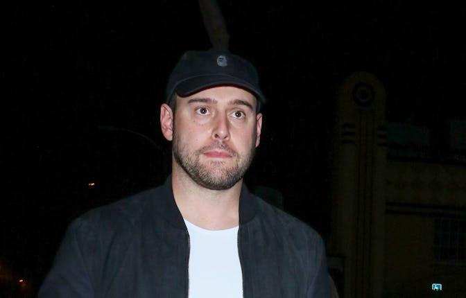 LOS ANGELES, CA - FEBRUARY 29: Scooter Braun is seen on February 29, 2020 in Los Angeles, California...