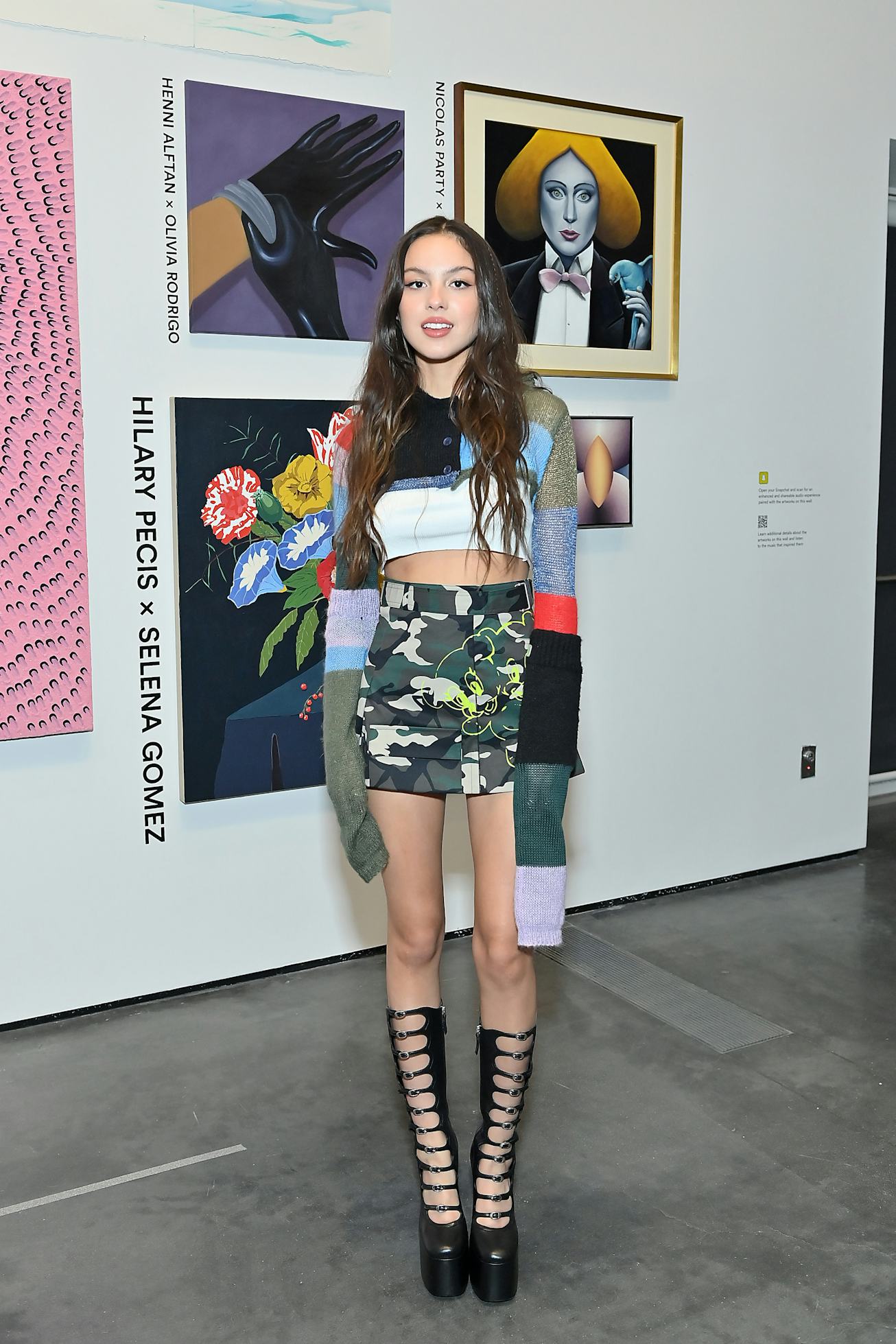 LOS ANGELES, CALIFORNIA - JANUARY 26: Olivia Rodrigo attends the “Artists Inspired by Music: Intersc...