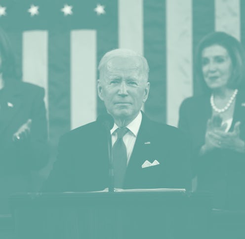 WASHINGTON, DC - MARCH 01: U.S. President Joe Biden delivers the State of the Union address to a jo...