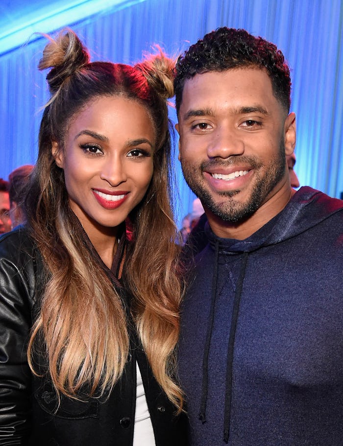 WESTWOOD, CA - JULY 14:  Recording artist Ciara and football player Russell Wilson attend the Nickel...