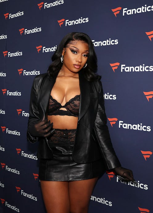 CULVER CITY, CALIFORNIA - FEBRUARY 12: Megan Thee Stallion attends Fanatics Super Bowl Party on Febr...