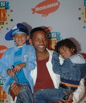 Actor Will Smith and his children arrive at Nickelodeon's 19th annual Kids' Choice Awards held at UC...