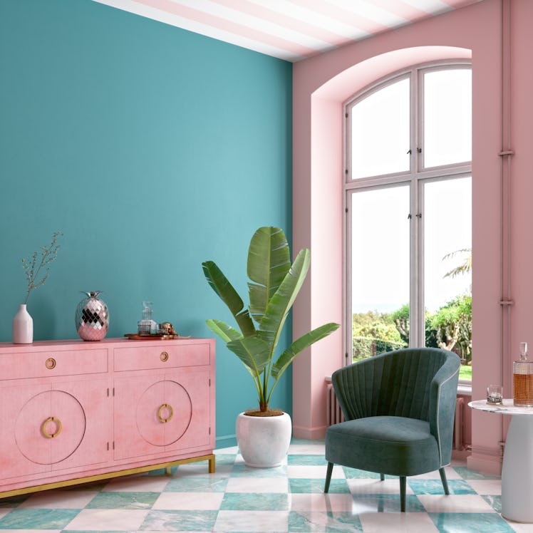 Accent walls and 1970s influences are some of the biggest home decor trends for spring 2022.