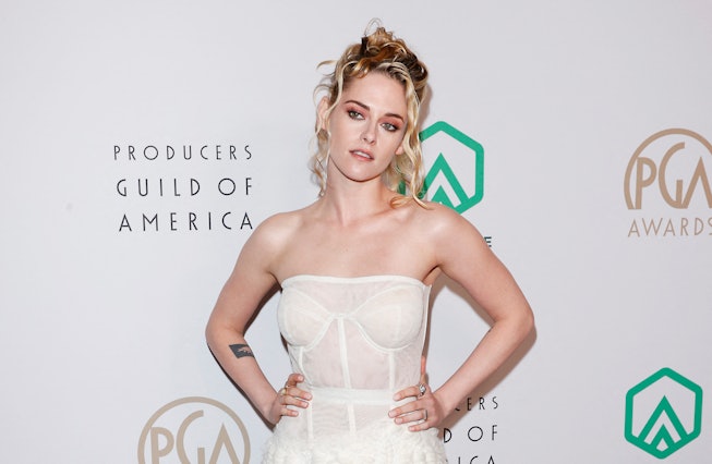 Kristen Stewart Wore A Brandon Maxwell Corset Gown At The 2022 Producers  Guild Awards