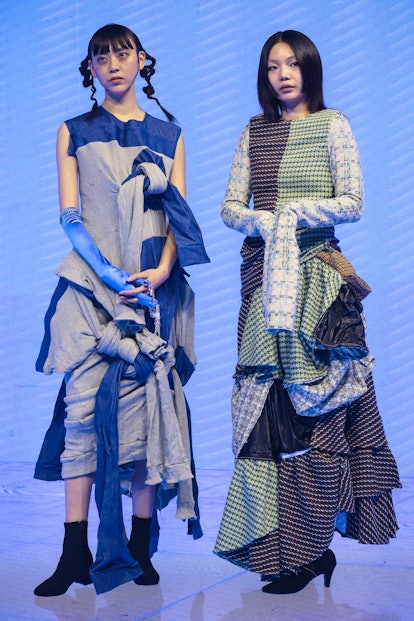 SEOUL, SOUTH KOREA - MARCH 04: In this image released on March 18, models showcase designs by PAINTE...