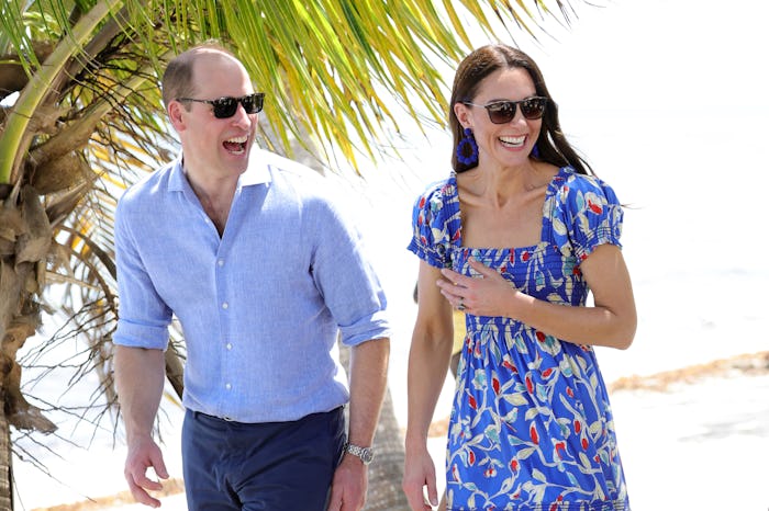 HOPKINS, BELIZE - MARCH 20: Catherine, Duchess of Cambridge, and Prince William, Duke of Cambridge t...