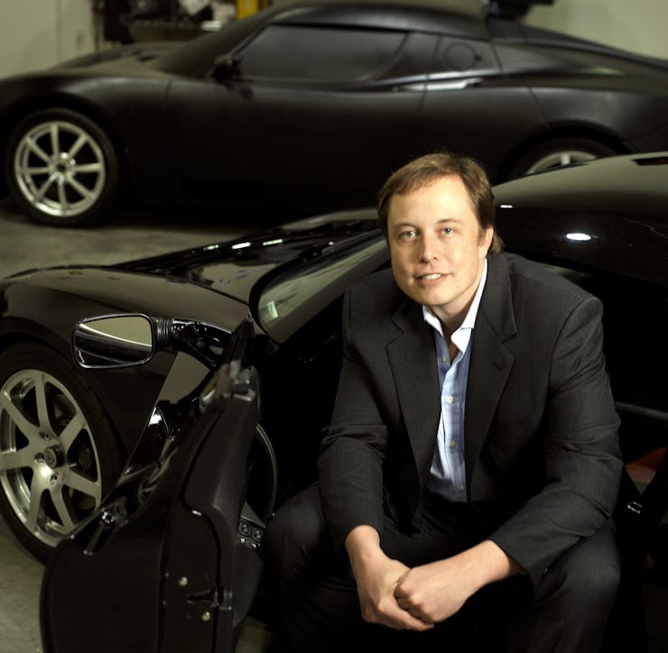 SAN CARLOS, CALIFORNIA - NOVEMBER 28: Elon Musk, the Chairman of the Board of Tesla Motors, a high p...