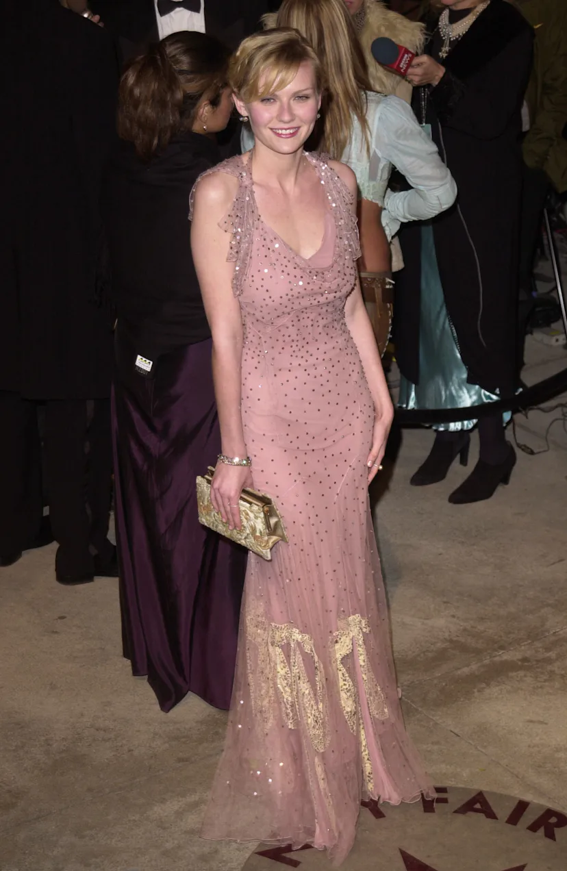 kirsten dunst sheer dress Kirsten Dunst's Goddess LBD Is the Most Elegant Take On Sheer Dressing Yet