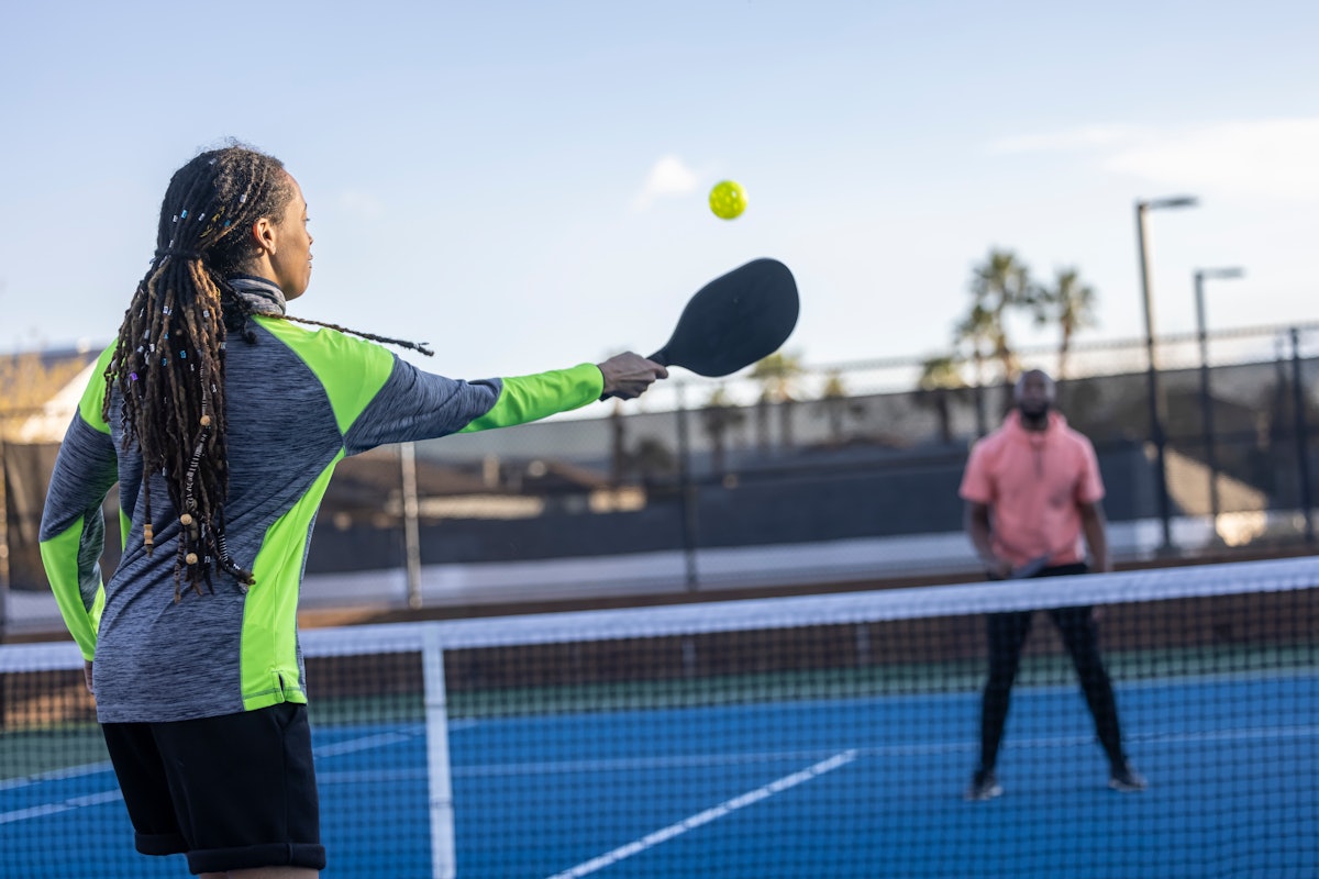 Pickleball is similar to tennis, badminton, and ping pong.