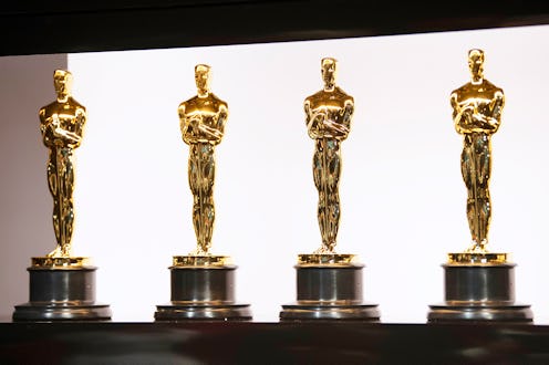 Oscars statuettes are on display backstage during the 92nd Annual Academy Awards at the Dolby Theatr...