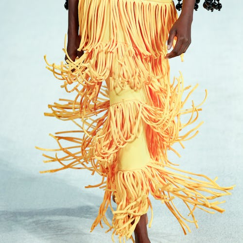 2022 fringe trend on the Proenza Schouler Spring/Summer 2022 Runway