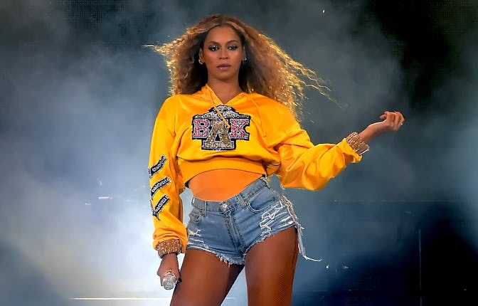 INDIO, CA - APRIL 14: Beyonce Knowles performs onstage during 2018 Coachella Valley Music And Arts ...