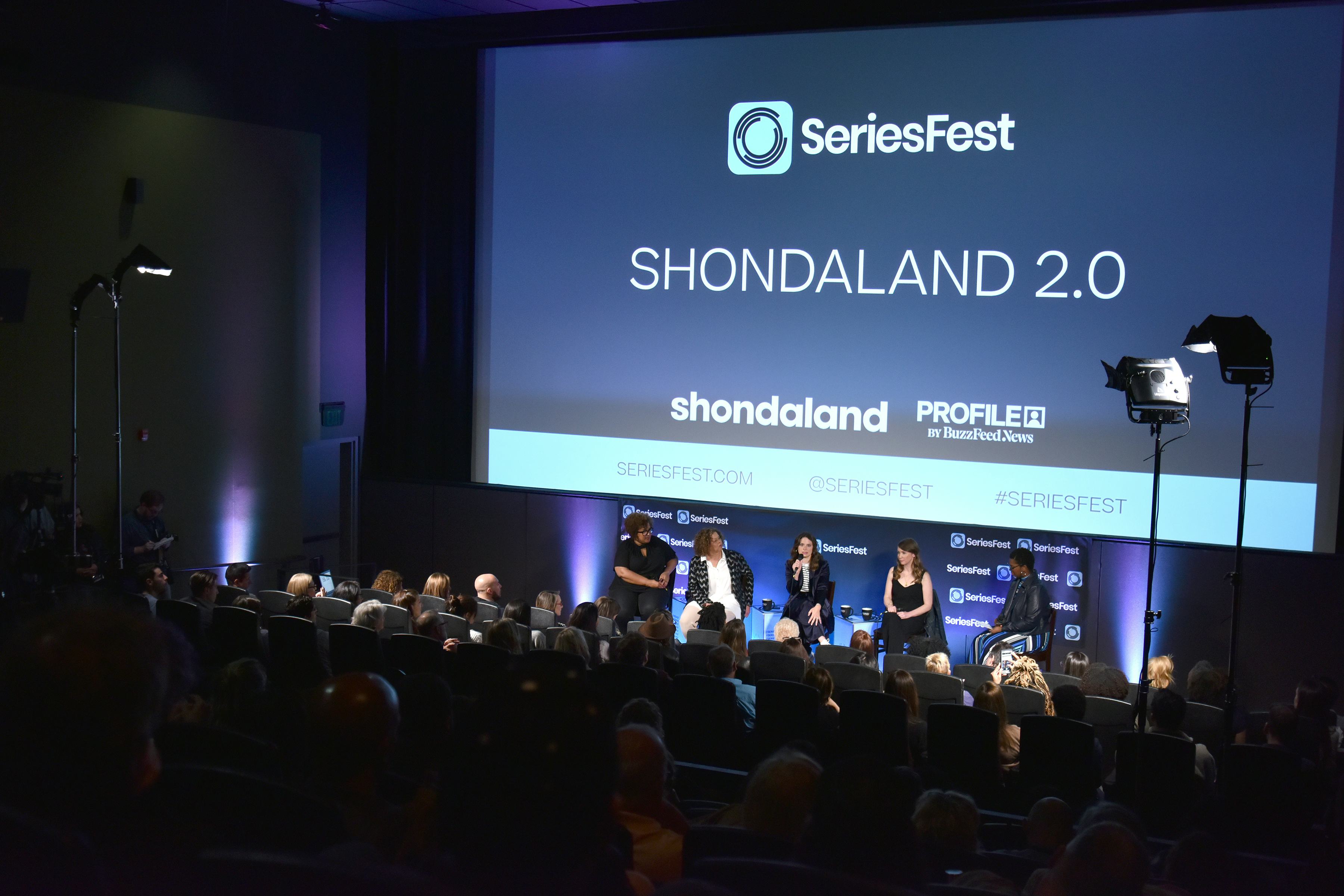 DENVER, COLORADO - JUNE 23: (L-R) Akua Murphy, Anna Deavere Smith, Katie Lowes, Alison Eakle and Mod&hellip;
