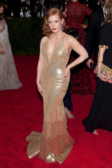 Jessica Chastain attends "China: Through the Looking Glass" 2015 Costume Institute Benefit Gala