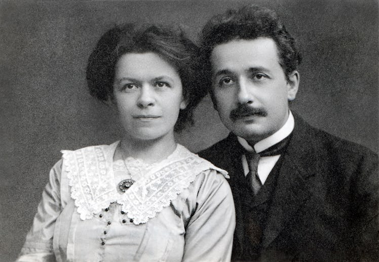 Albert Einstein with his First Wife Mileva Maric