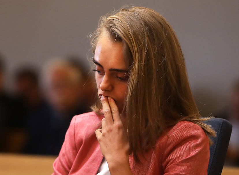 Michelle Carter during her trial for Conrad Roy's texting suicide case.