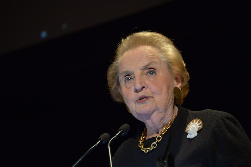 NEW YORK, NY - NOVEMBER 06:  Former Secretary of State Madeleine Albright attends the Annual Freedom...