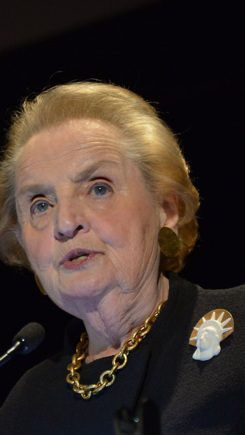 NEW YORK, NY - NOVEMBER 06:  Former Secretary of State Madeleine Albright attends the Annual Freedom...